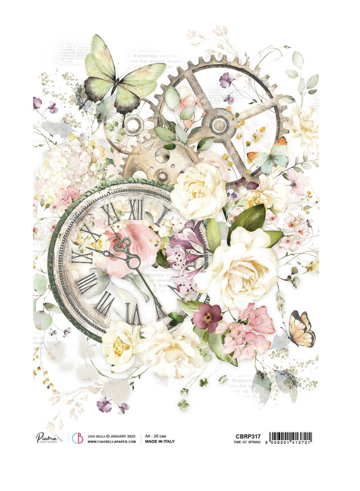 A4 Piuma Rice Paper Blooming Time Of Spring