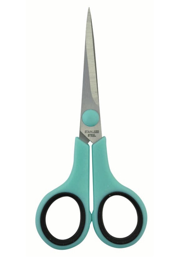 Craft Scissors Teal Handle   9.5x1x20cm