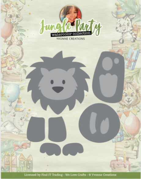 Yvonne Creations Jungle Party Cutting Dies Jungle Lion