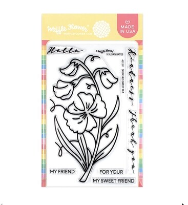 Sketched Sweet Pea Clear Stamp