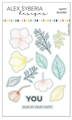 Happy Blooms Clear Stamp Set