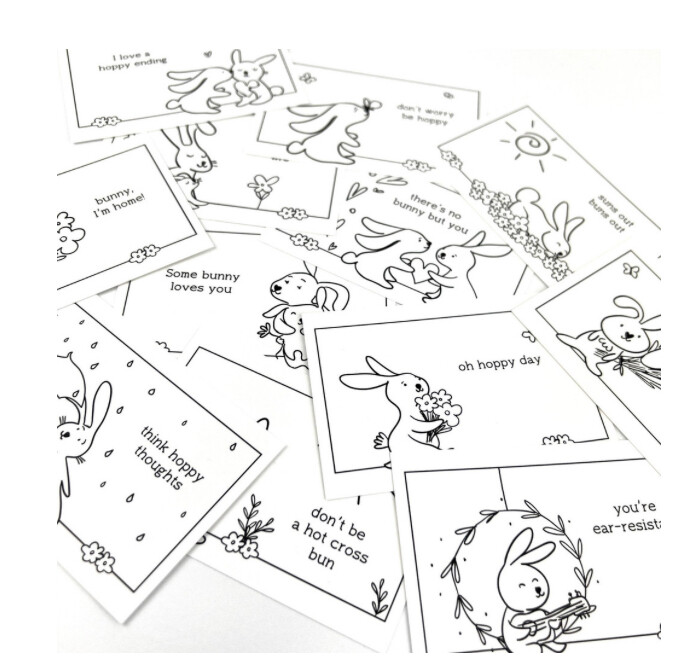 Clipboard Calendar Cards Oh Hoppy Day