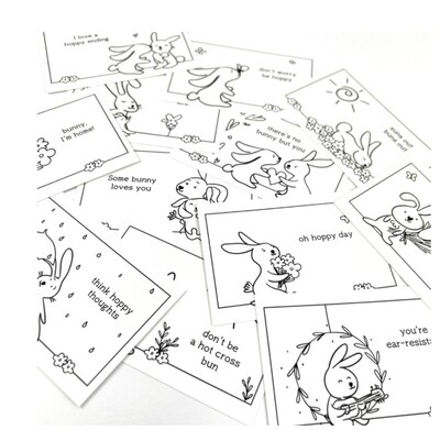 Clipboard Calendar Cards Oh Hoppy Day