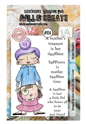 Mother &amp; Daughter Clear Stamp #934