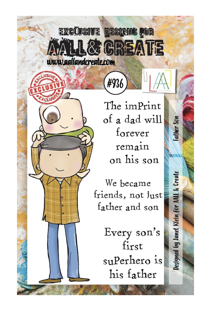 Father Son Clear Stamp #936