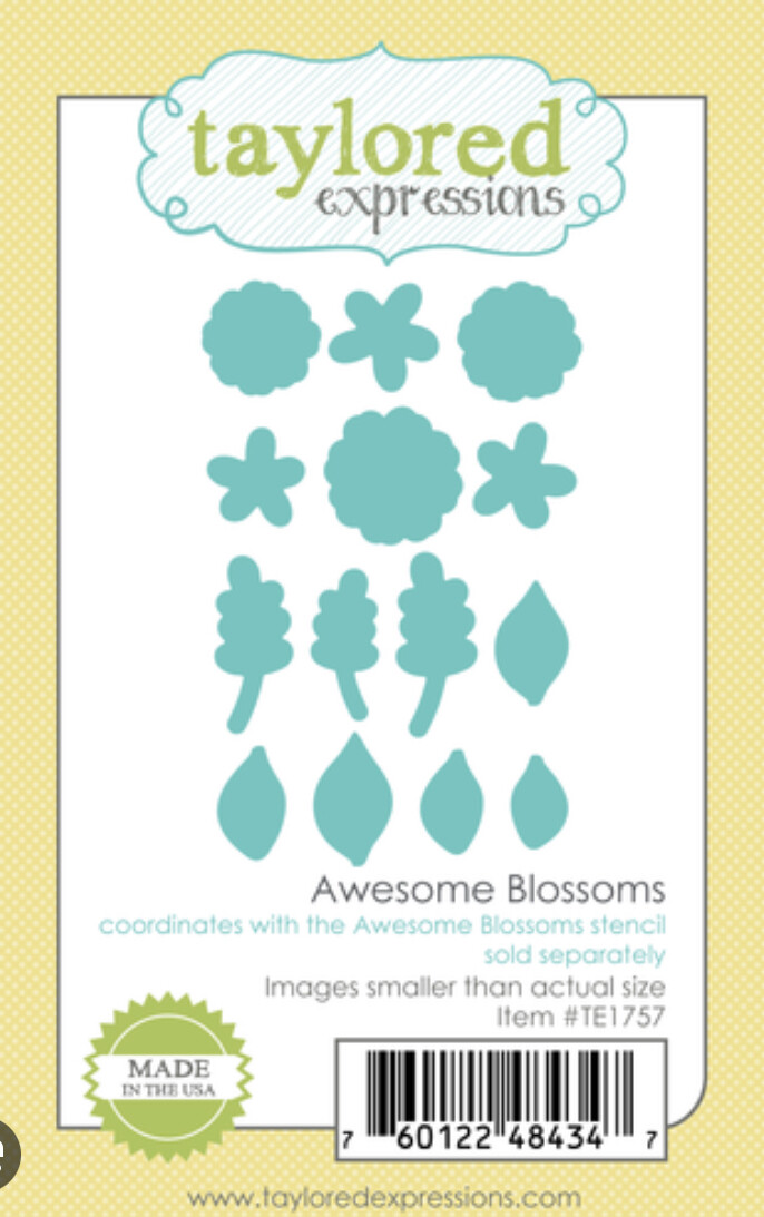 Awesome Blooms Cutting Die