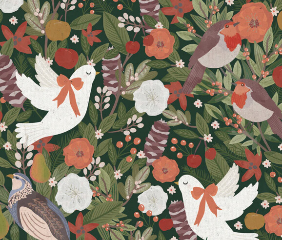 A Christmas Tale 12x12 Single Sheet Birds Of Christmas