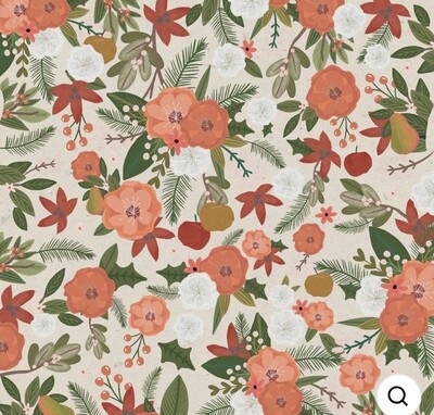 A Christmas Tale 12x12 Single Sheet Festive Flowers