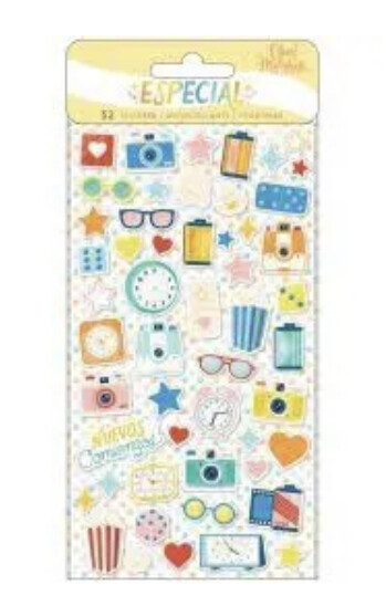 Embossed Puffy Stickers - Buenos Dias