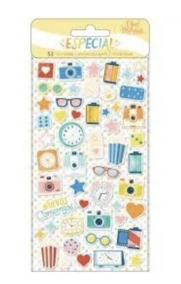 Embossed Puffy Stickers - Buenos Dias