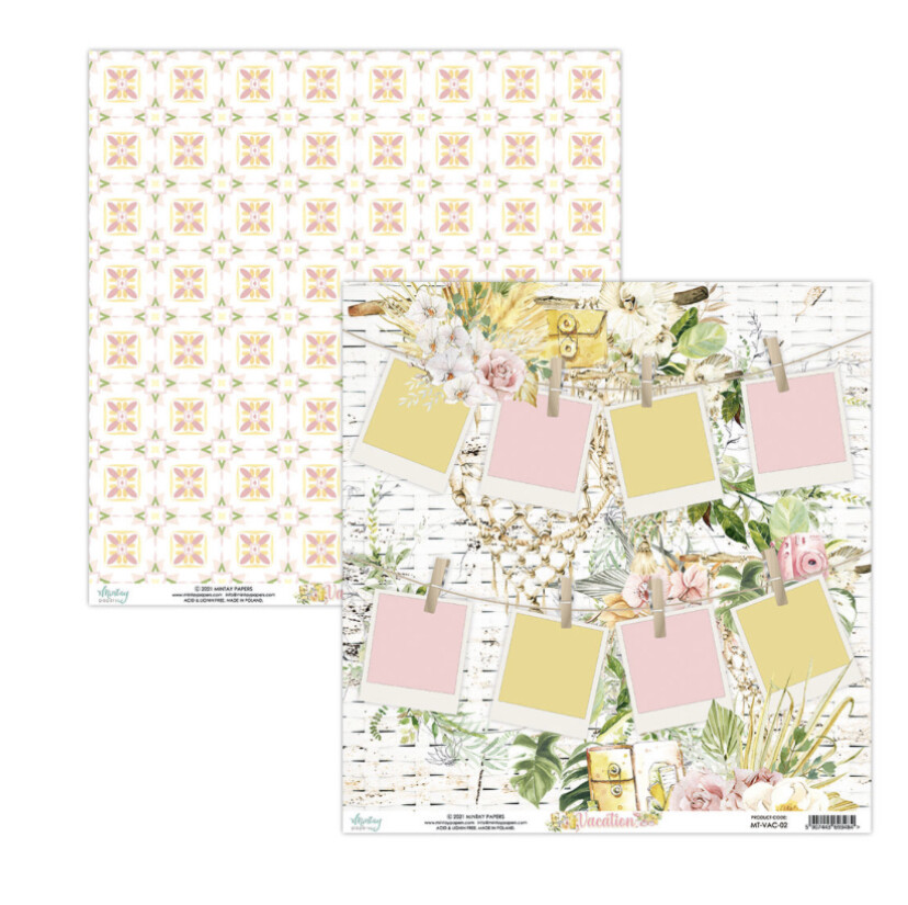 Vacation 12x12 Patterned Paper 02
