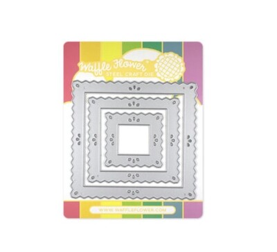 Pinking Square Frames Cutting Die