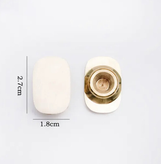 Recatangle Rounded Corners Wax Sealing Stamp