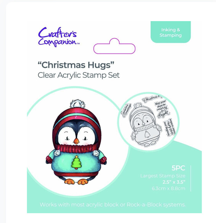 Clear Stamp- Christmas Hugs