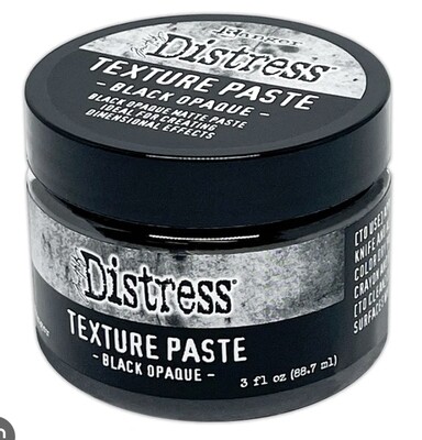 Distress Texturs Paste - Black Opaque