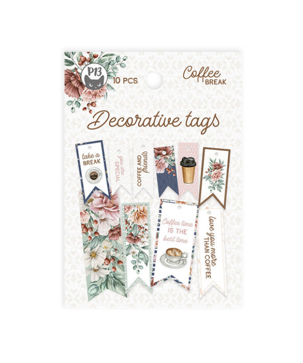 Tag Set - Coffee Break 02 10pcs