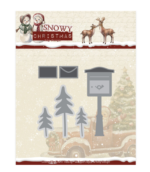 Snowy Christmas - Amy Designs You&#39;ve Got Mail 8pcs