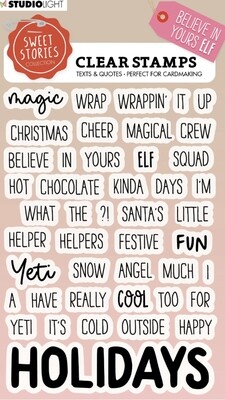 SL Clear Stamp Quotes - Believe In Yours Elf Sweet Stories NR498