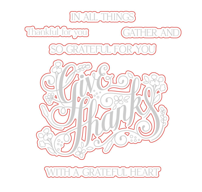 Give Thanks - Honey Cuts Die