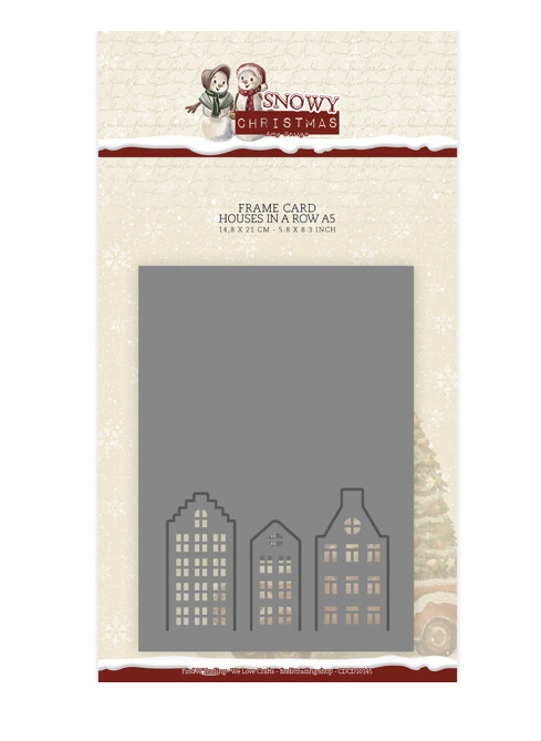 Card Deco Essentials- Houses In A Row A5-  Die