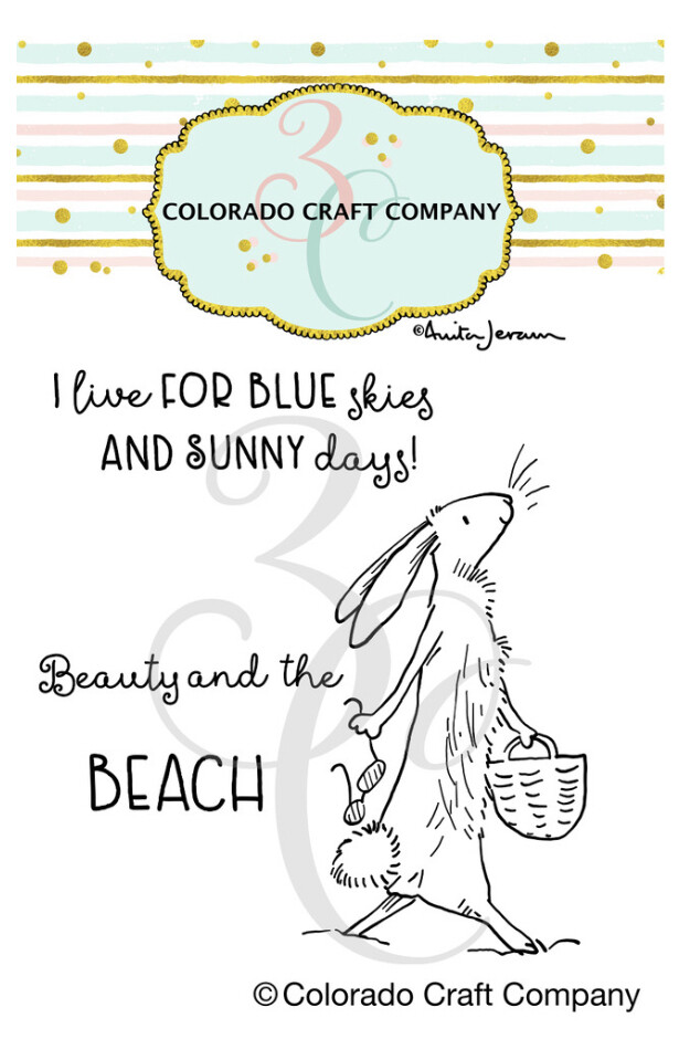 Beach Beauty- Mini Clear Stamp &amp; Die