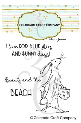 Beach Beauty- Mini Clear Stamp