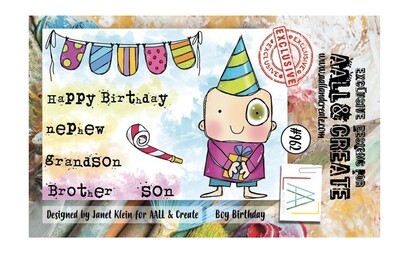 Birthday Boy Clear Stamp #962