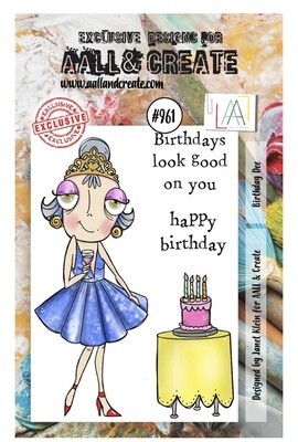 Birthday Dee Clear Stamp #961