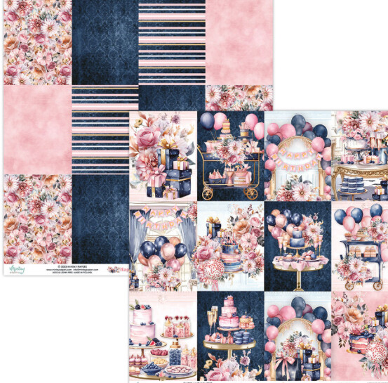 Happy Birthday 12x12 Patterned Paper -06
