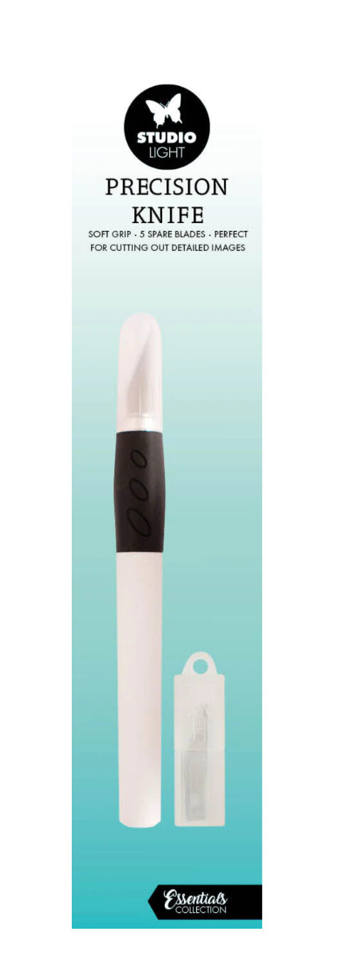 Precision Knife Soft Grip + 5 Blades Nr.01