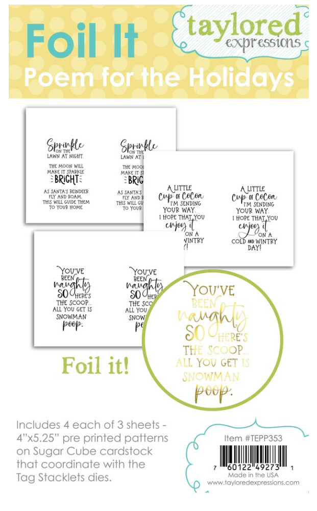 Poem For The Hoildays - Foil It