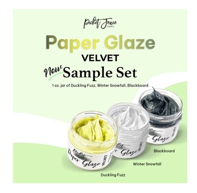 Paper Glaze Velvet Sampler Set 3pk