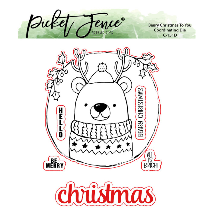 Beary Christmas To You - Die