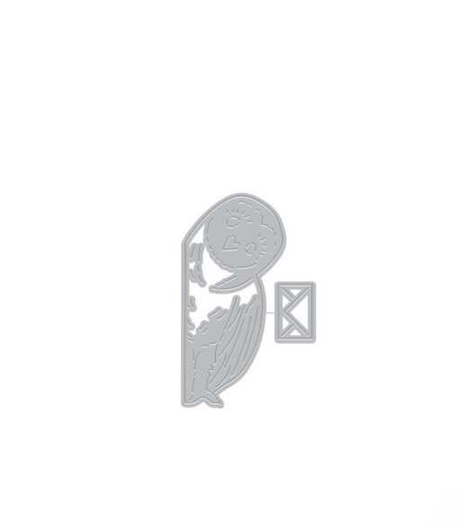 Peeking Owl - Fancy Die