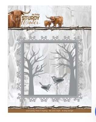 Amy Designs - Sturdy Winter - Winter Frame Die