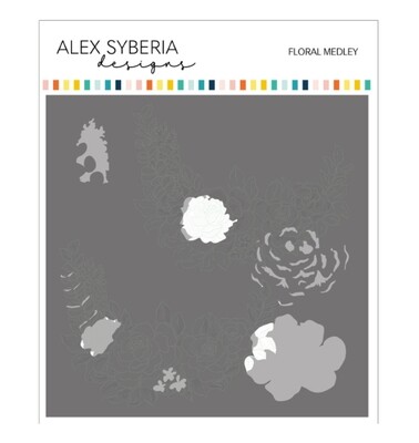 Floral Medley - Layering Stencil Set