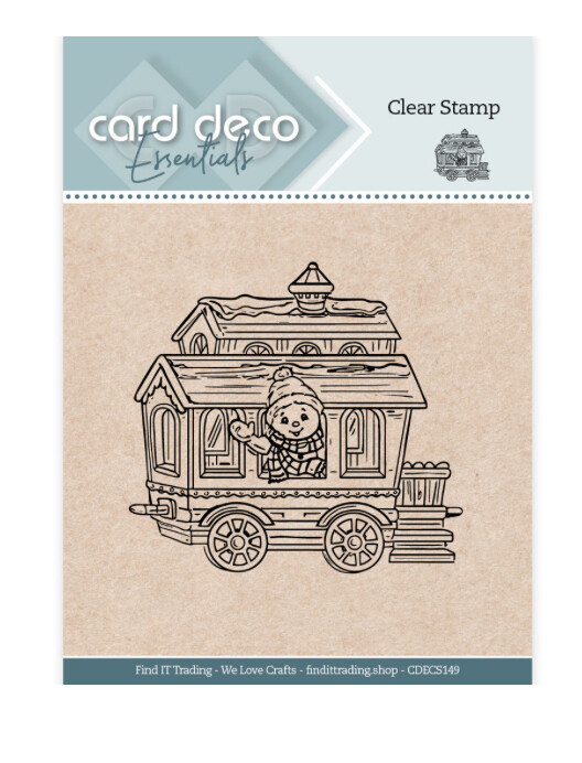 Card Deco Essentials Clear Stamp - Train Wagon