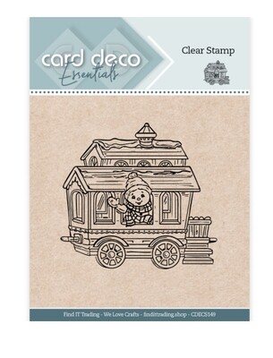 Card Deco Essentials Clear Stamp - Train Wagon