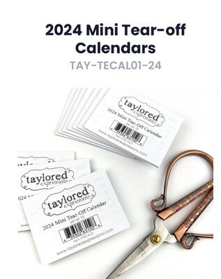 2024 Mini Tear Off Calendars