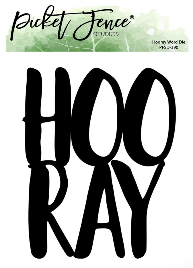 Hooray Word Cutting Die 1 Pc