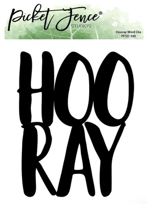 Hooray Word Cutting Die 1 Pc