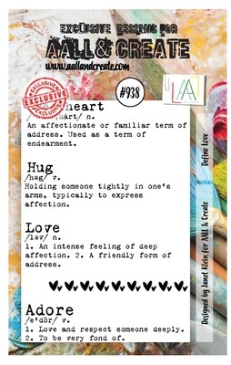 Define Love - Clear Stamp #938