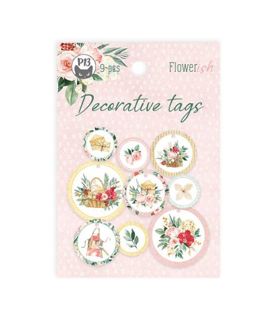 Flowerish - Tag Set 01 (9pcs)