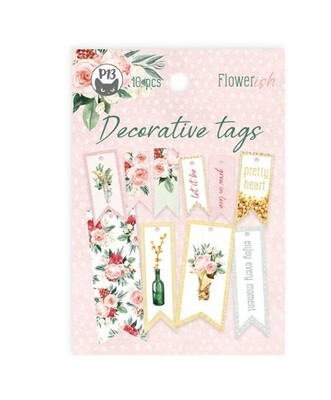 Flowerish - Tag Set 02 (10pcs)