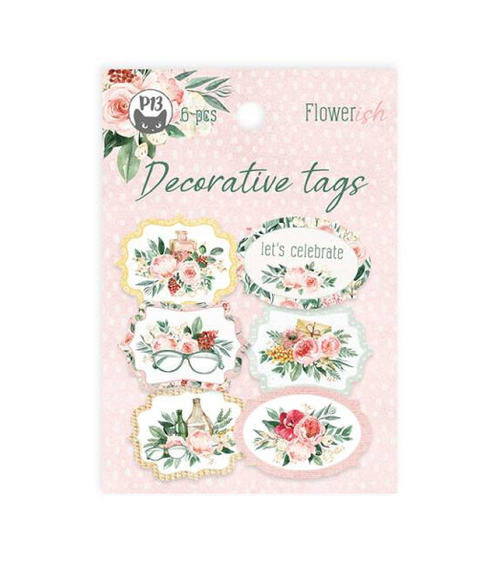 Flowerish Tag Set 04 (6pcs)