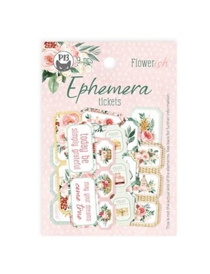 Flowerish - Ephemera Tickets (9pcs)