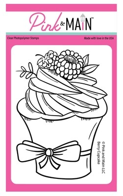 Berry Cupcake Clear Stamp 1 Pc