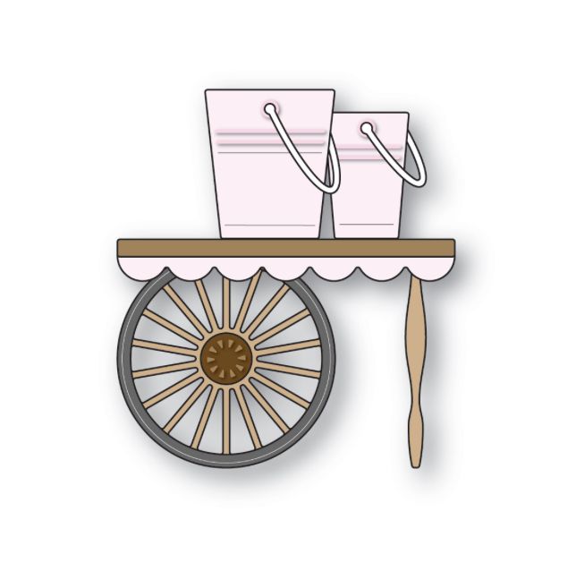 Corner Shoppe - Wooden Cart, Die