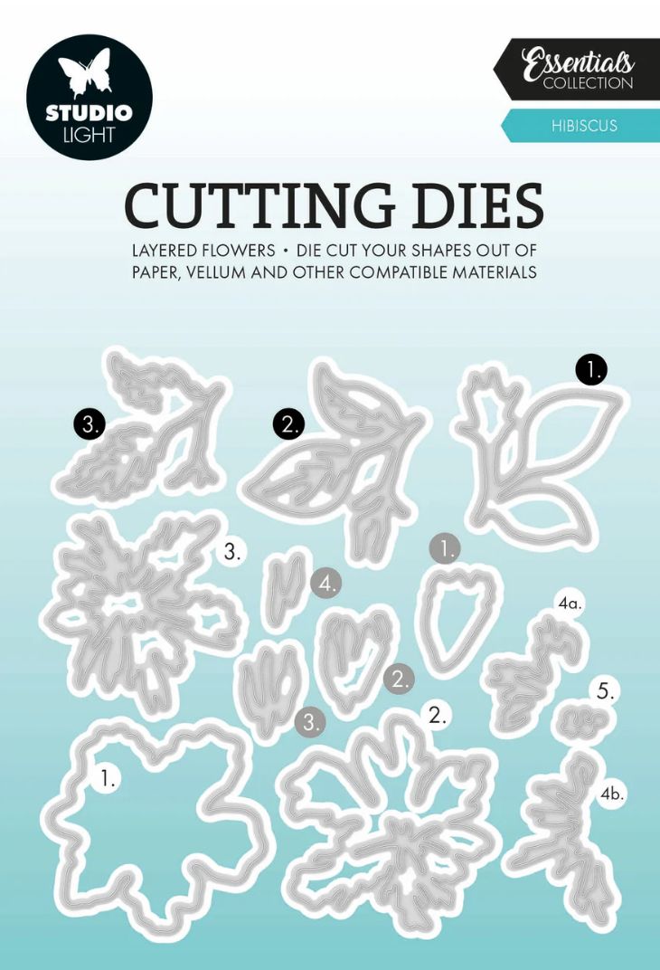 Hibiscus Essentials 13pcs - Layered Cutting Dies
