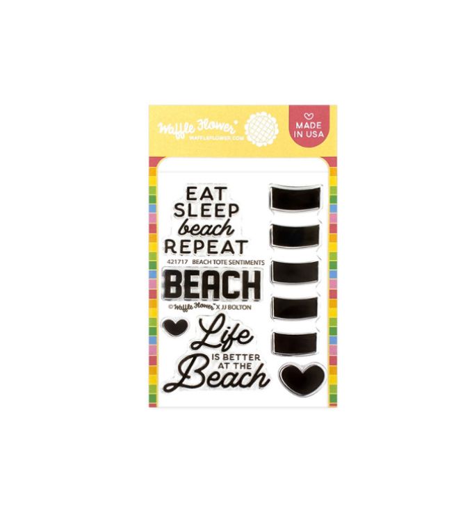 Clear Stamp - Beach Tote Sentiments